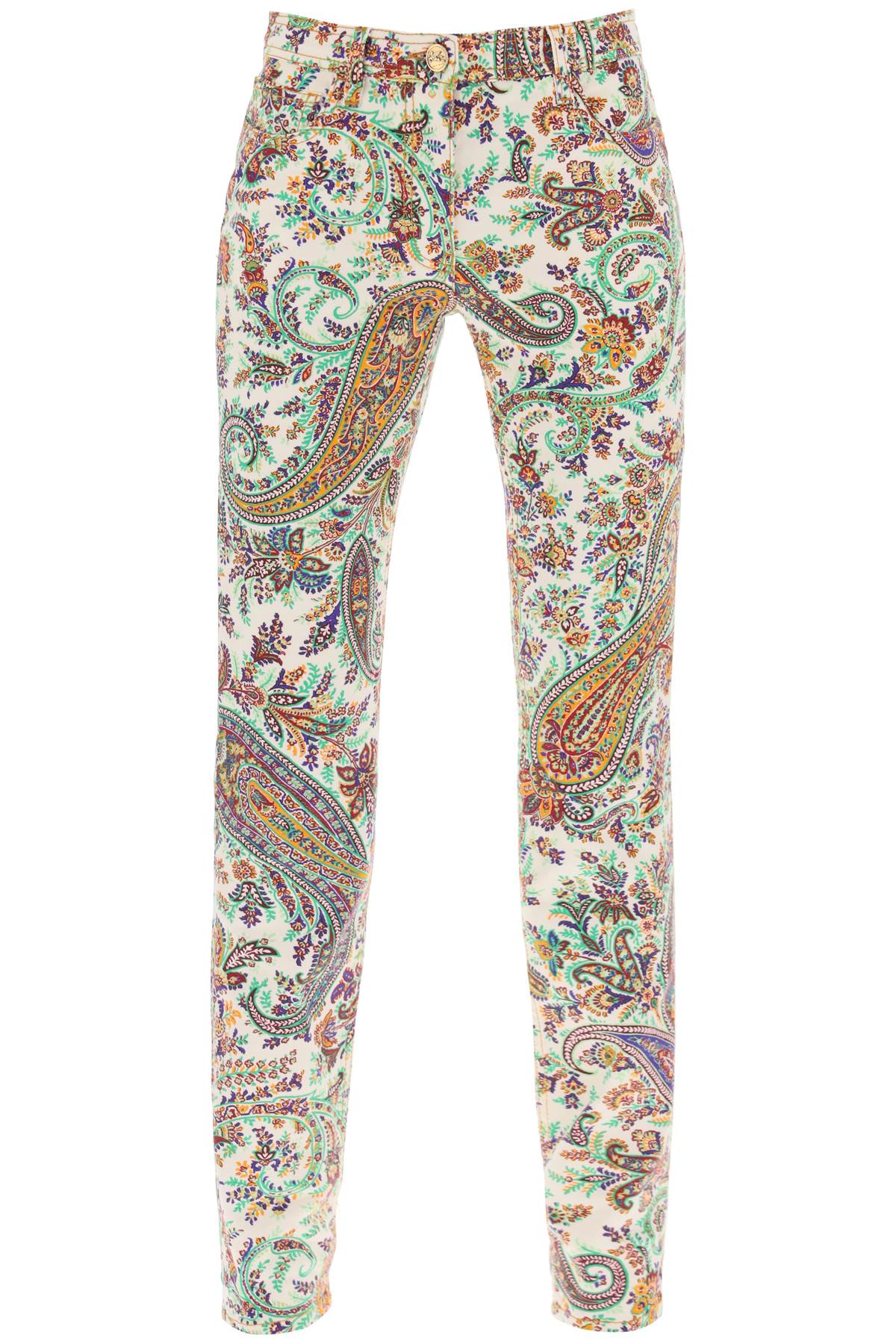 Etro paisley patterned jeans image 0