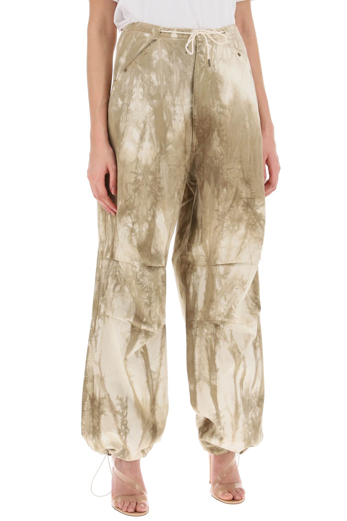 Darkpark daisy tie-dye baggy pants image 1