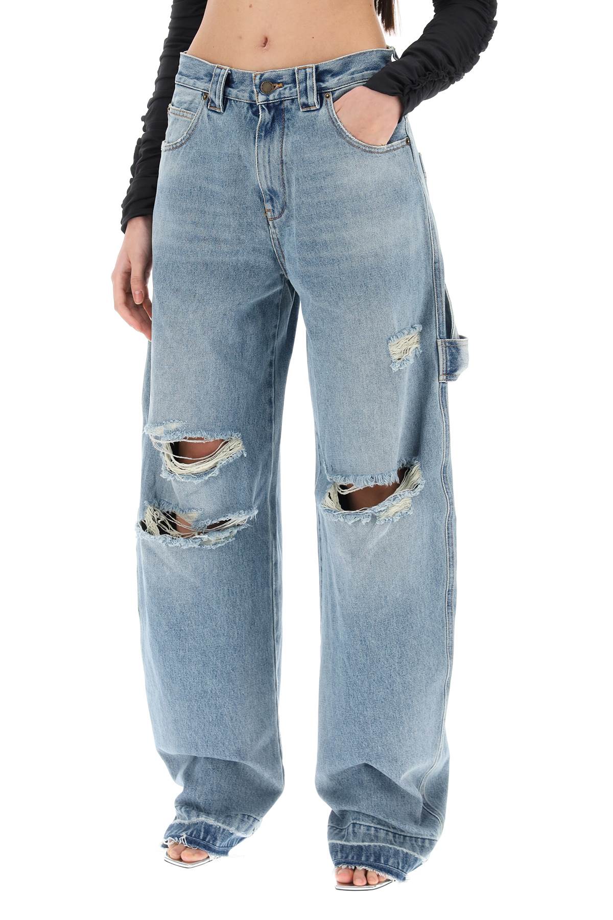 Darkpark audrey cargo jeans with rips image 3