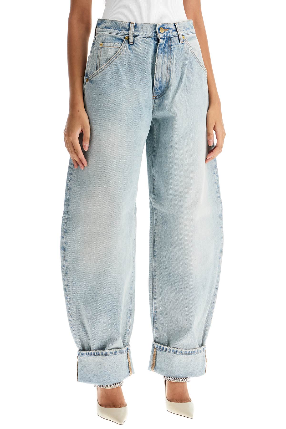 Darkpark Khris Barrel Jeans - Light Wash Denim image 1