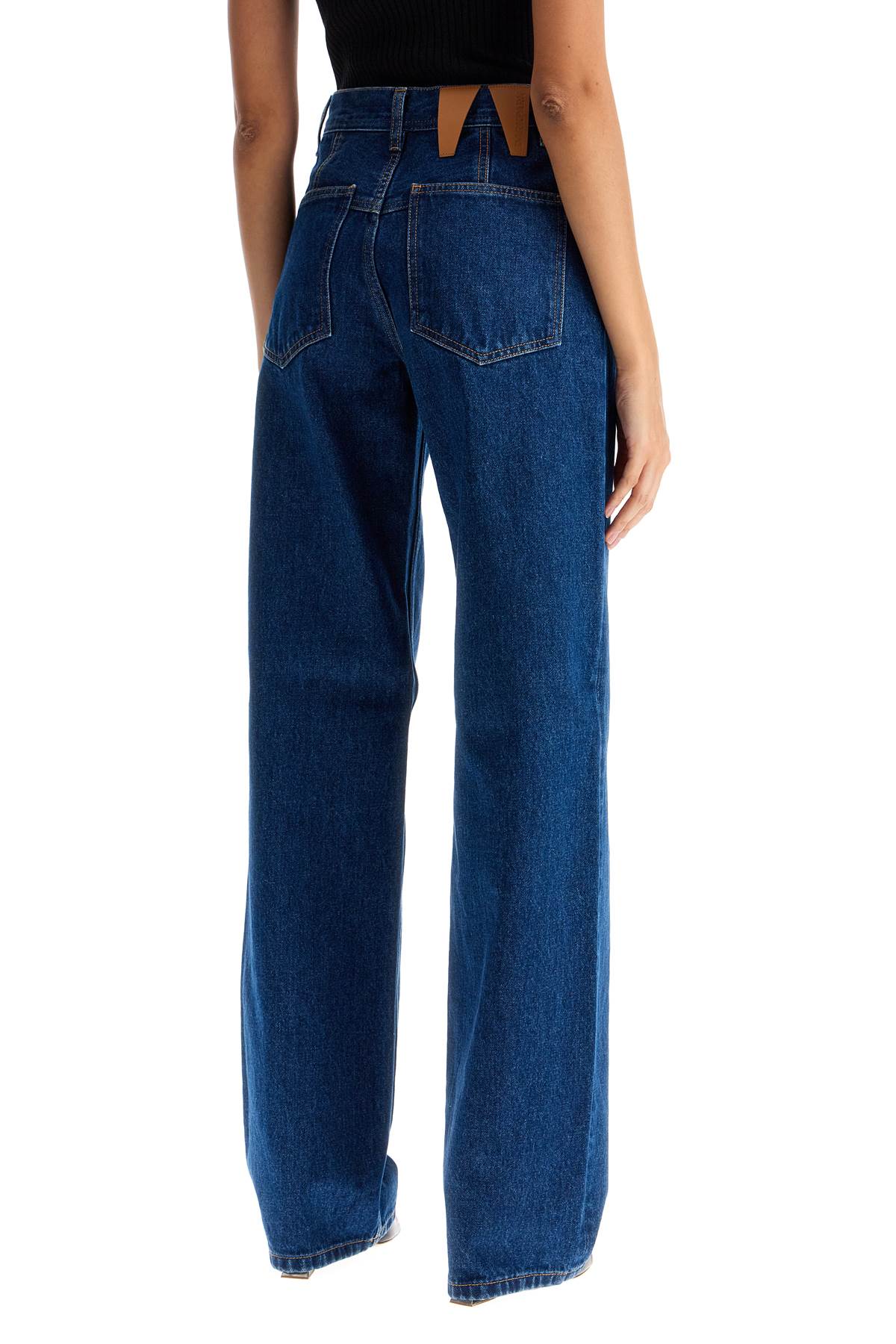 DarkPark Pleated Straight-Leg Jeans image 2