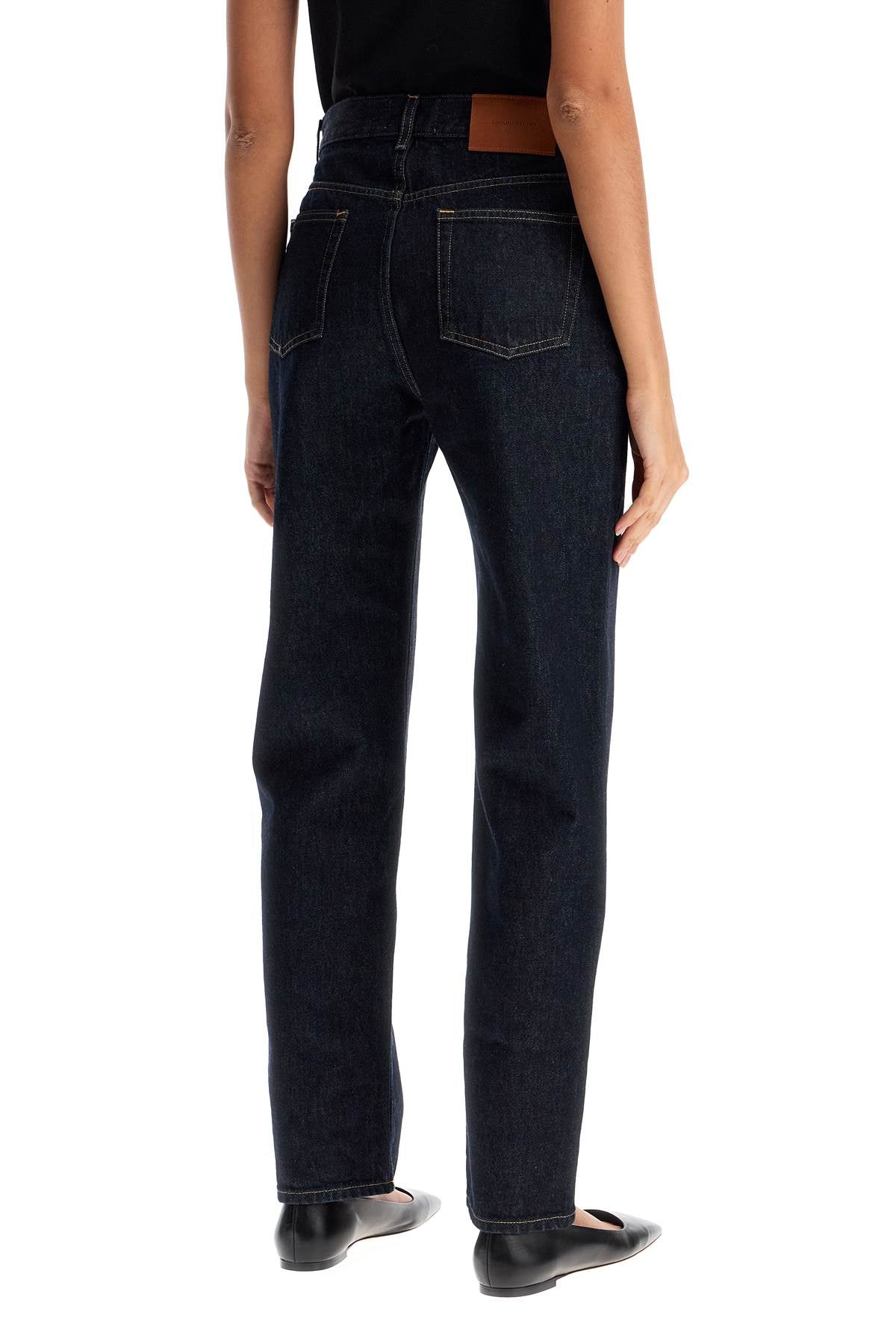 Loulou Studio organic cotton tapered jeans image 2