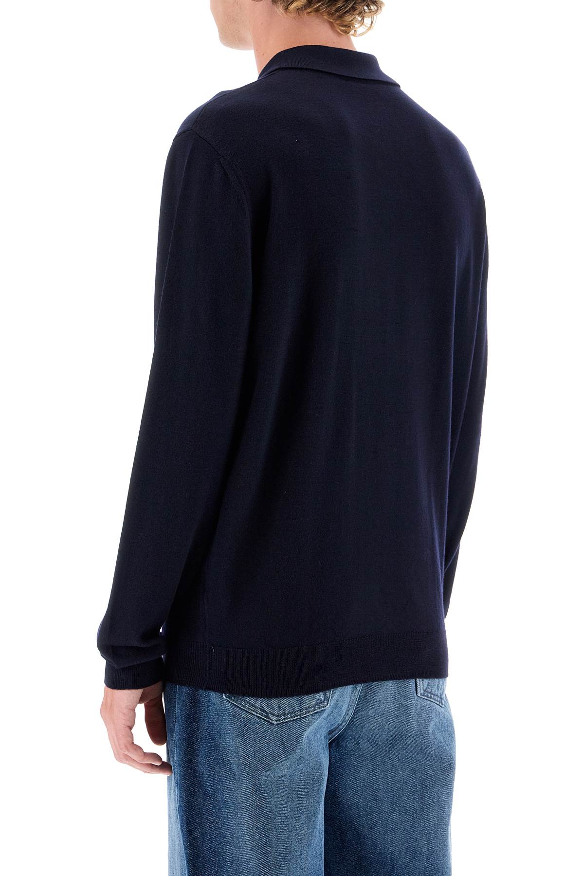 A.P.C. jacob wool pullover polo sweater image 2