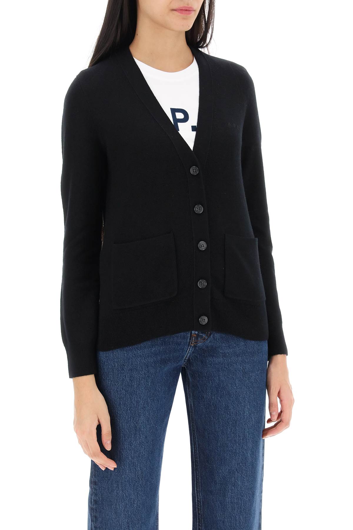 A.P.C. Louisa Merino Wool Cardigan image 1