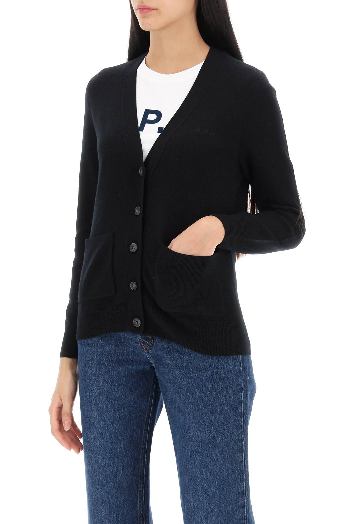 A.P.C. Louisa Merino Wool Cardigan image 3