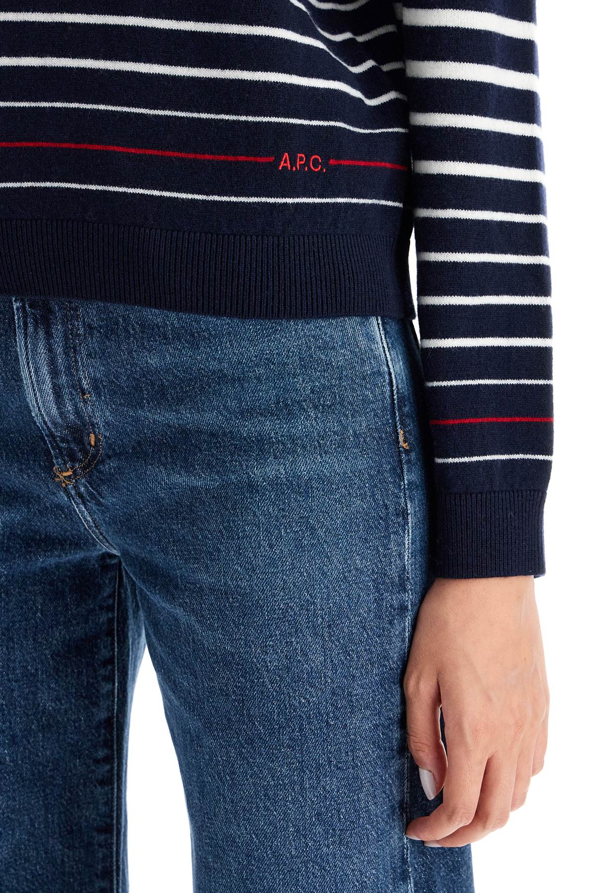 A.P.C. "striped wool billie pullover image 3