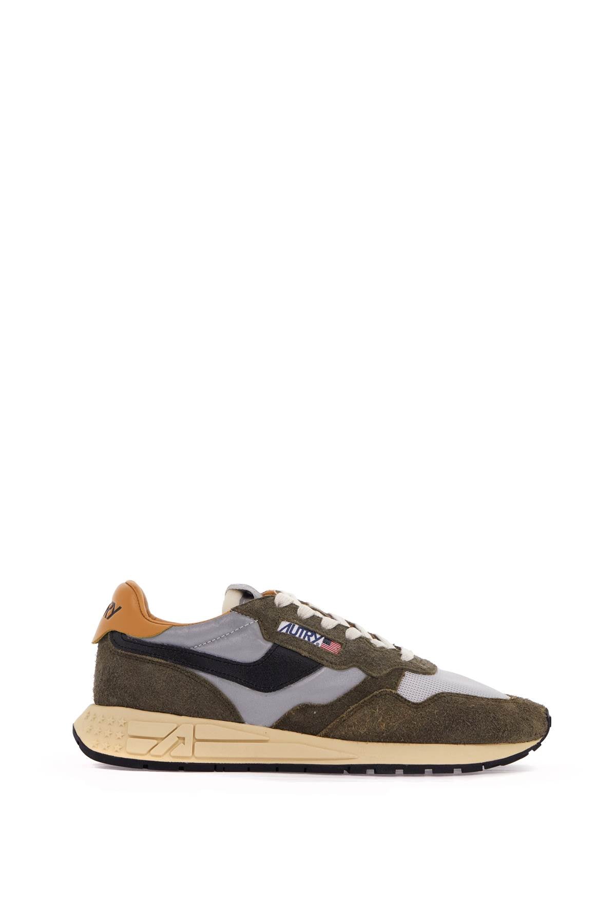 Autry Low-Cut Reelwind Suede and Nylon Sneakers image 0