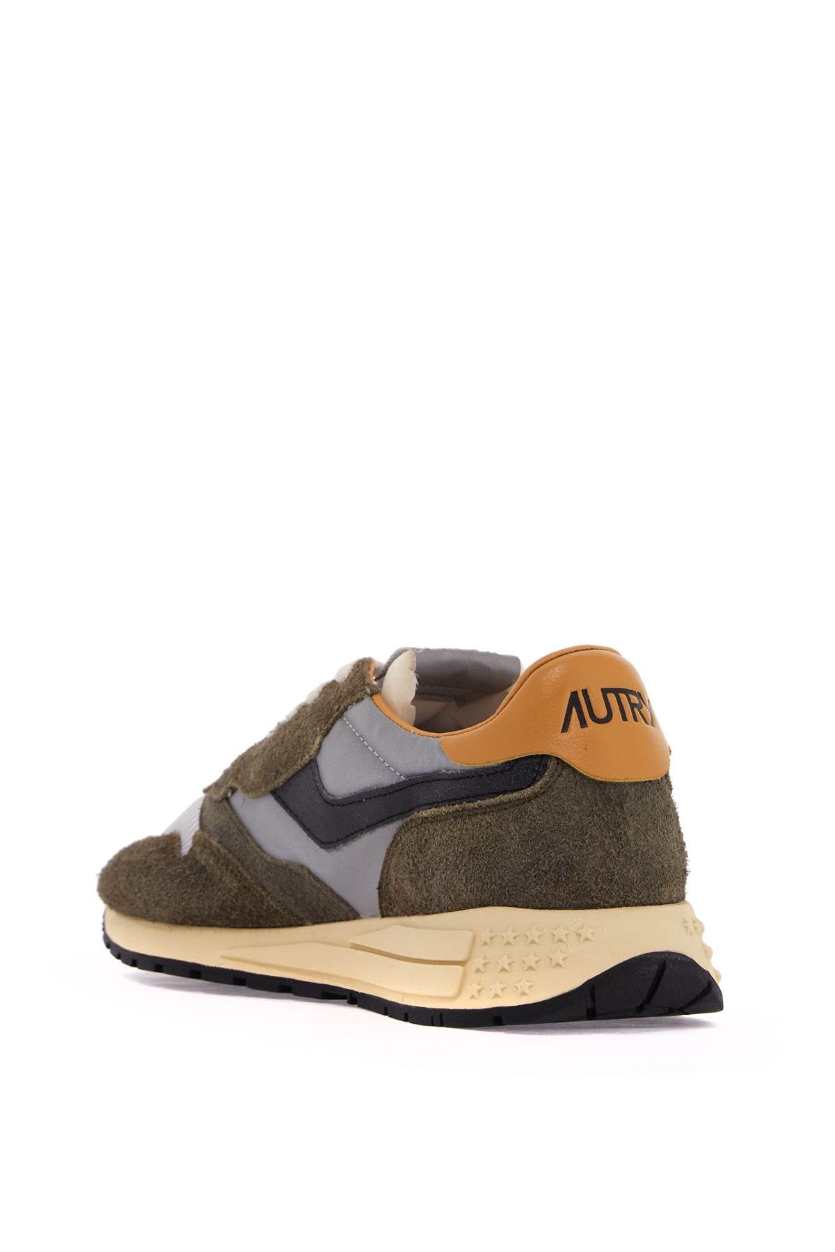 Autry Low-Cut Reelwind Suede and Nylon Sneakers image 2