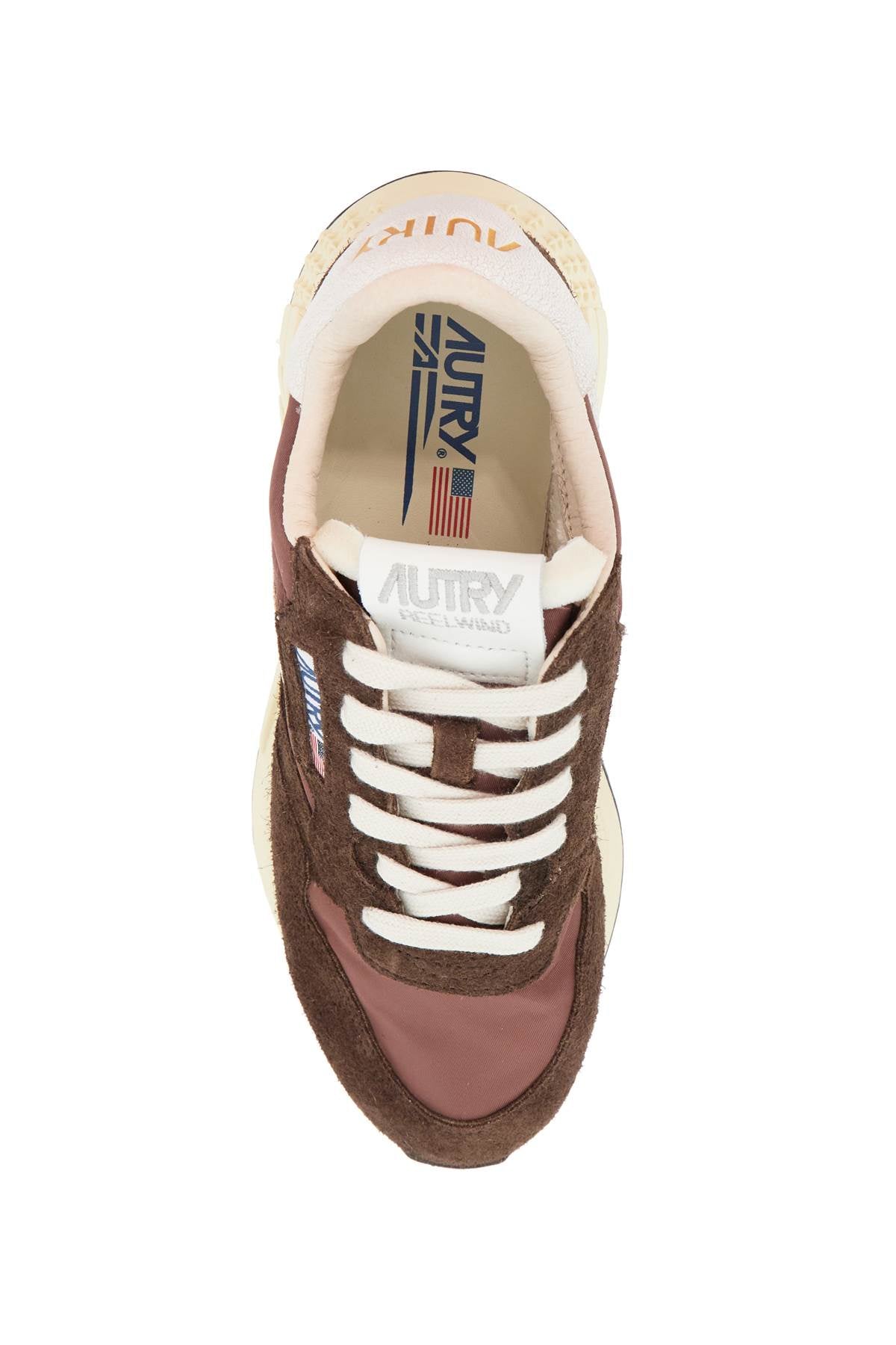 Autry Low-Cut Reelwind Sneakers: Suede and Nylon Design image 1