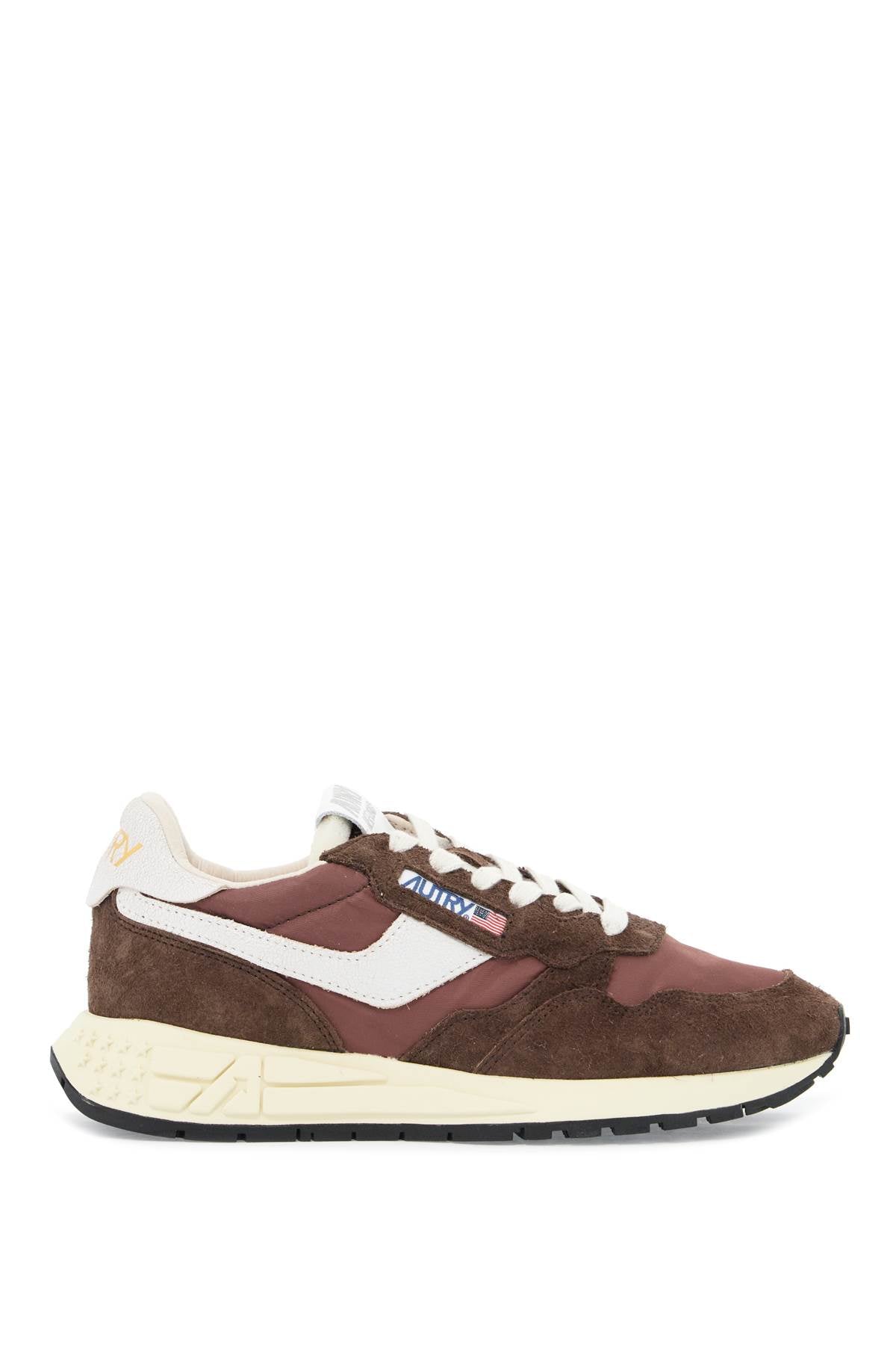 Autry Low-Cut Reelwind Sneakers: Suede and Nylon Design image 0