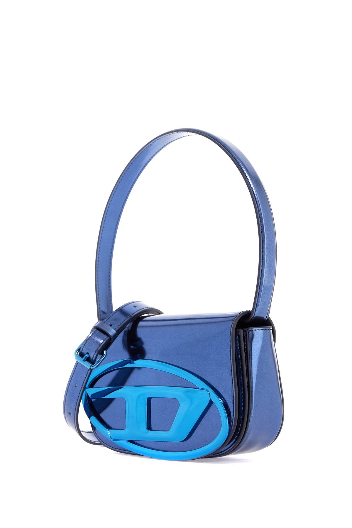 Diesel 1dr metallic leather shoulder bag image 2