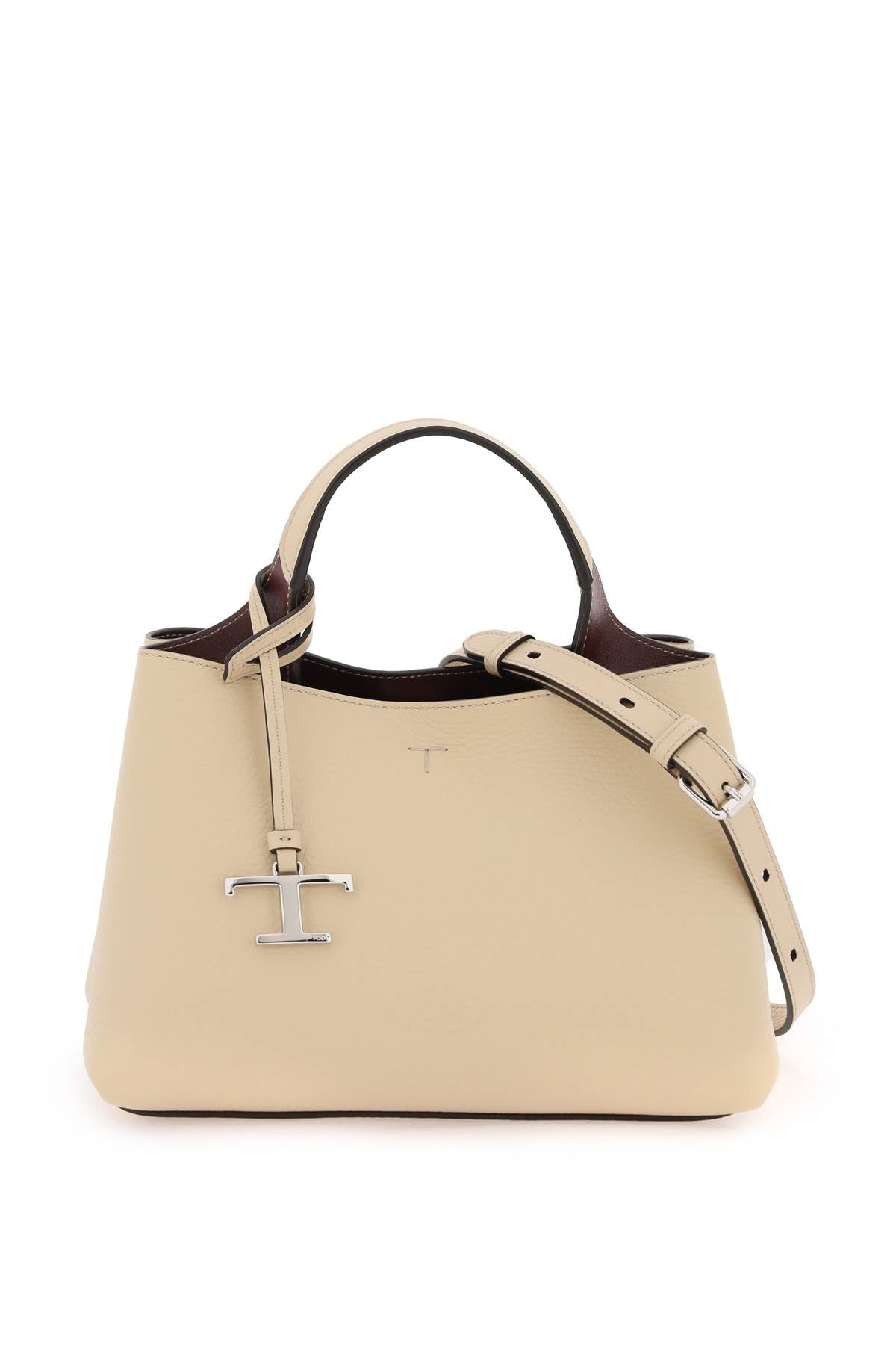 Tod'S Grained Leather Handbag with Detachable Strap image 0