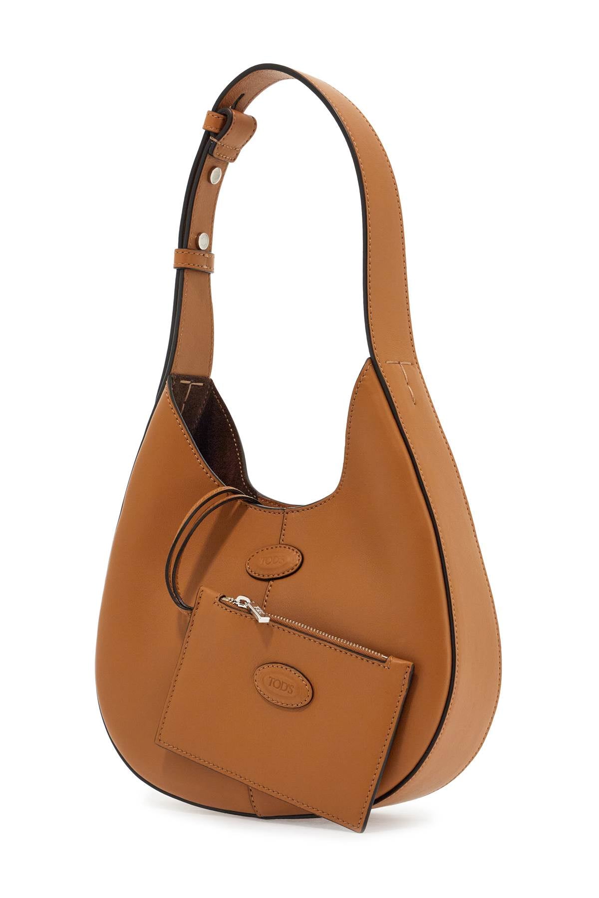 Tod'S mini hobo bag in leather image 2