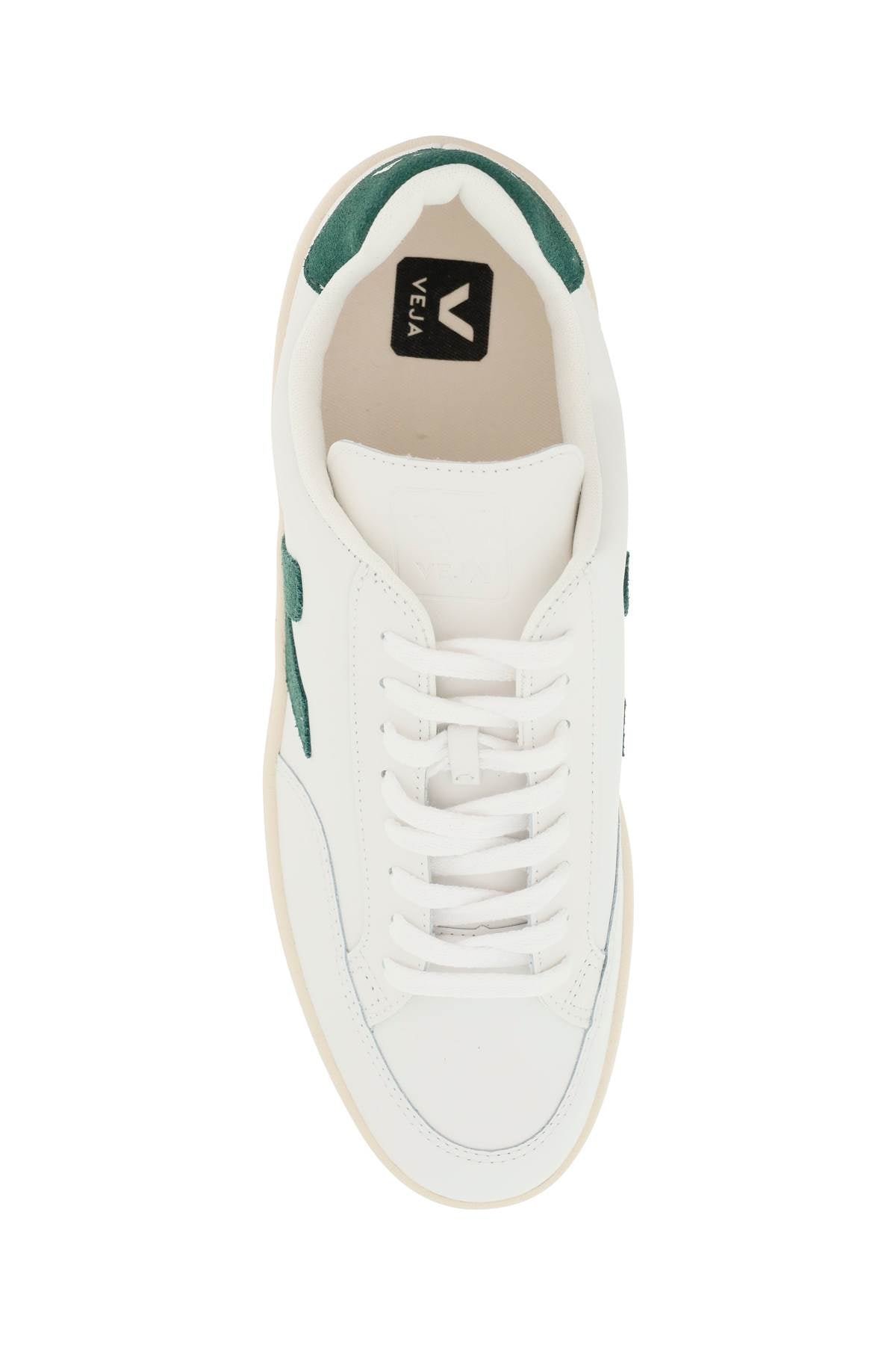 VEJA V-12 Leather Sneakers: Sustainable Style Meets Comfort image 1