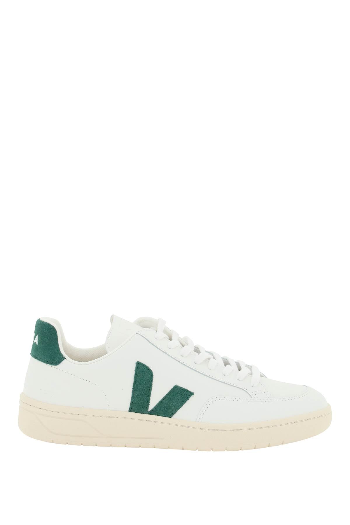 VEJA V-12 Leather Sneakers: Sustainable Style Meets Comfort image 0