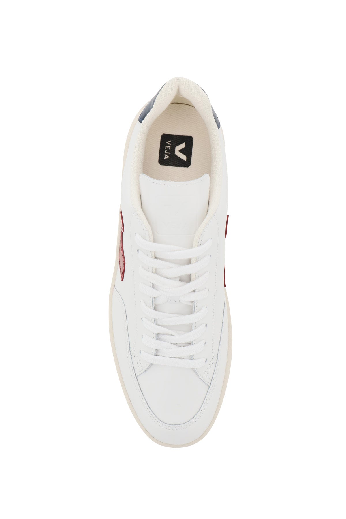 VEJA V-12 Leather Sneakers: Sustainable and Stylish image 1