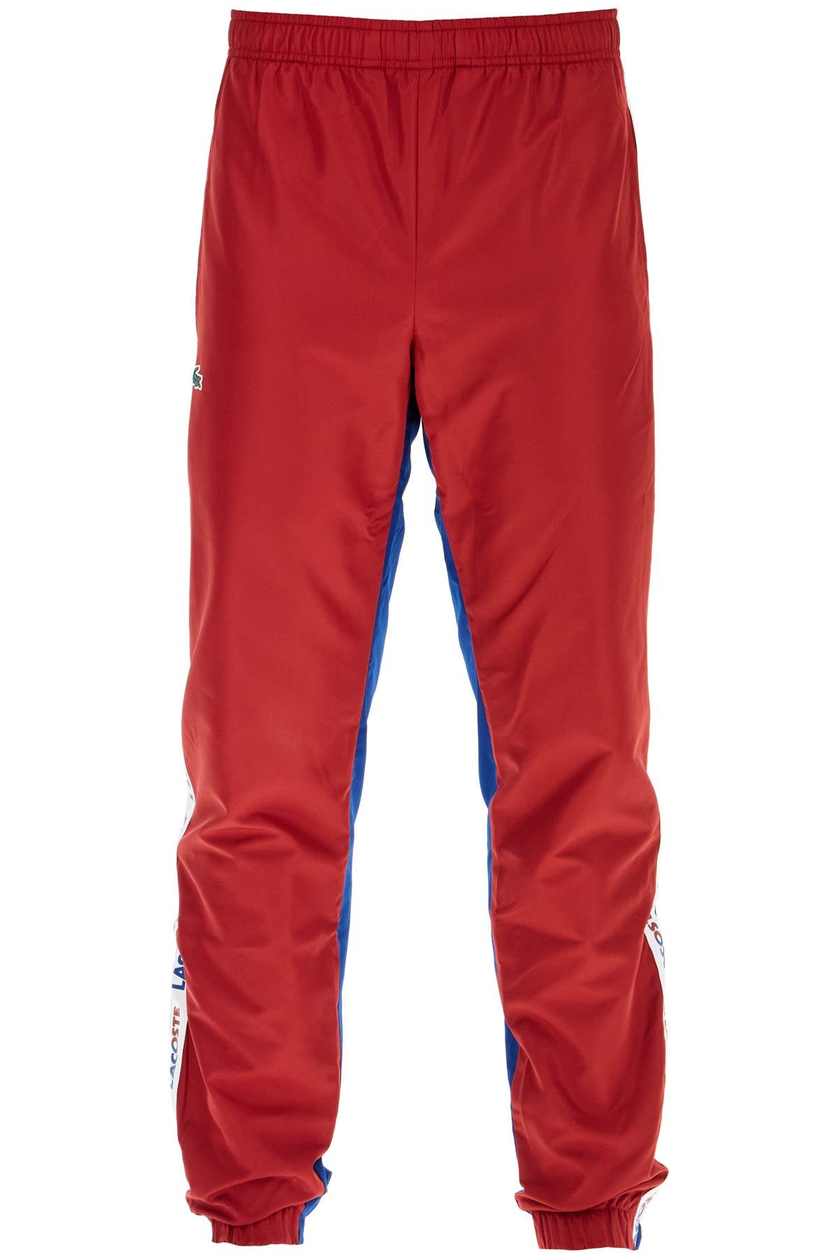 Lacoste Recycled Taffeta Joggers with Color Block Design image 0