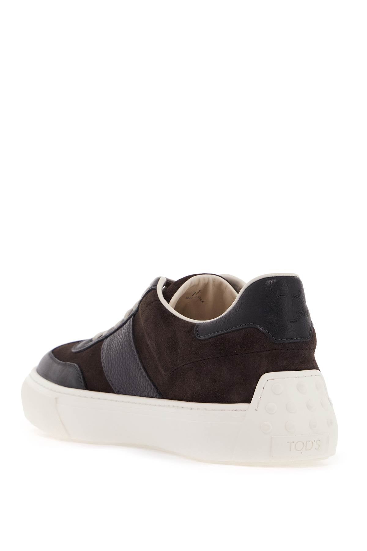 Tod's Suede Leather Sneakers with Hammered Inserts image 2