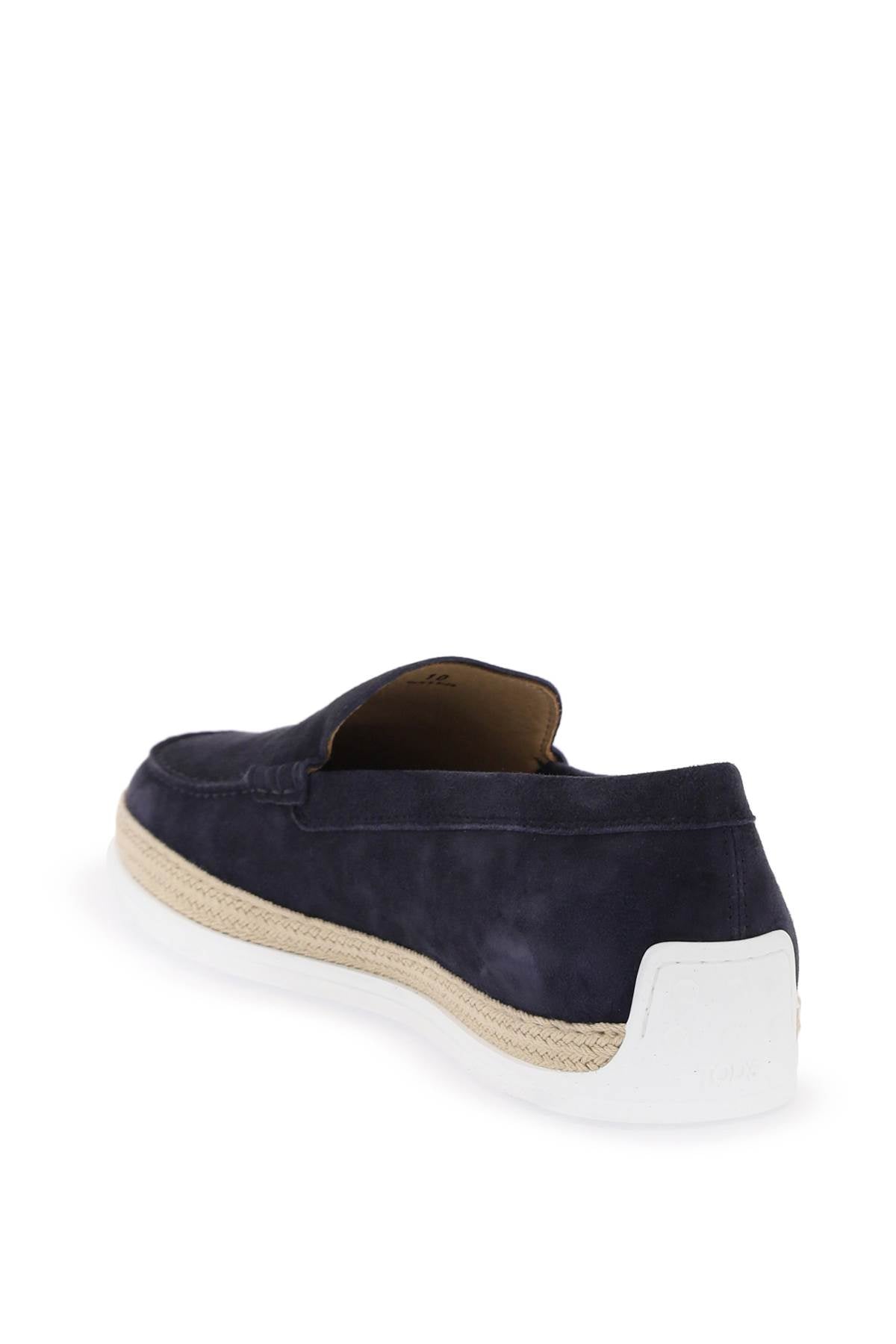 Tod'S suede slip-on with rafia insert image 2