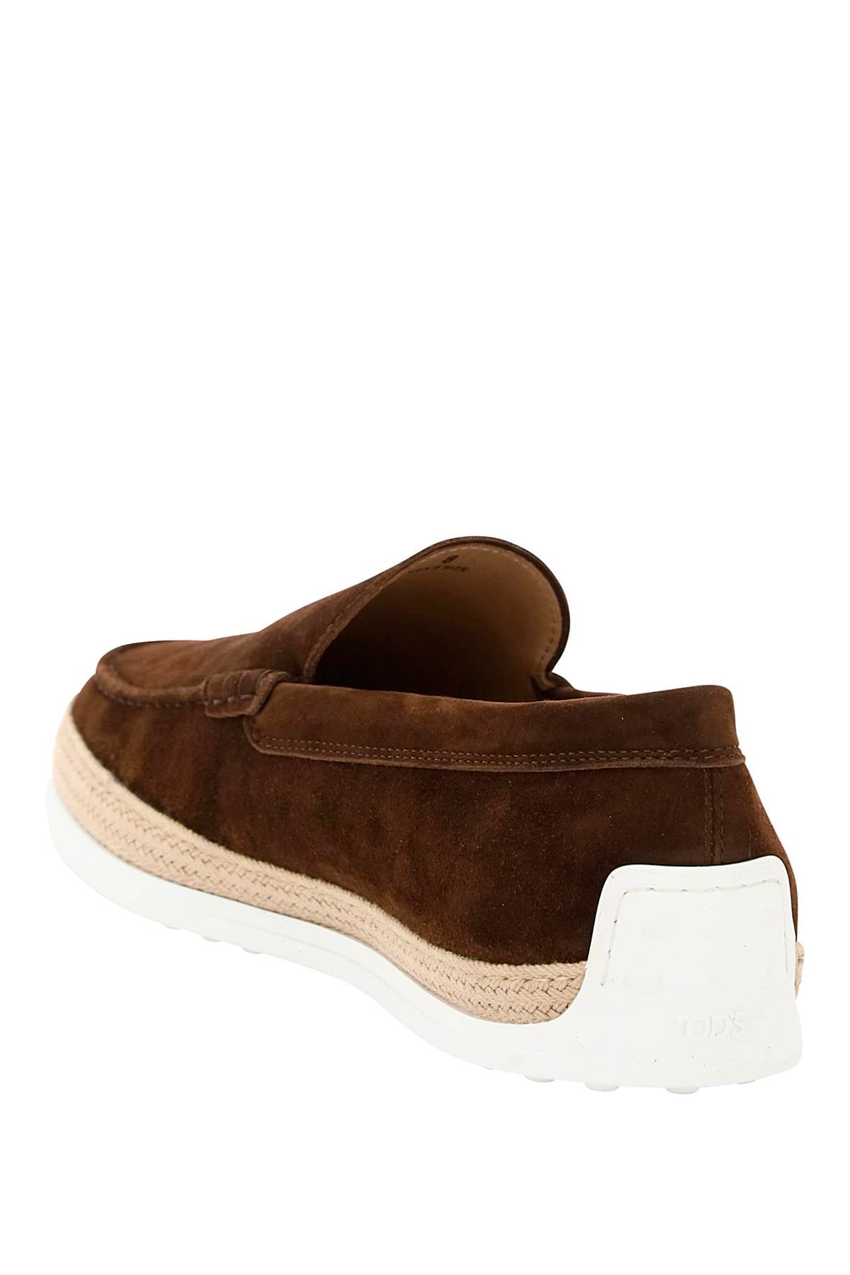 Tod'S suede slip-on with rafia insert image 2