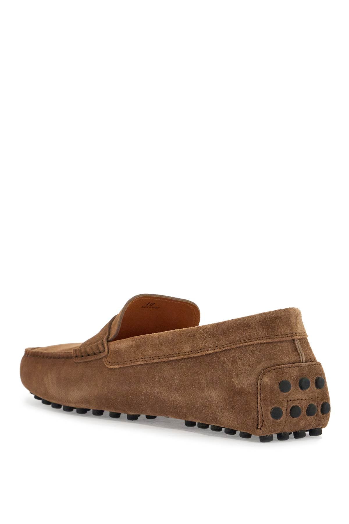 Tod'S light walnut leather driving moccasin image 2