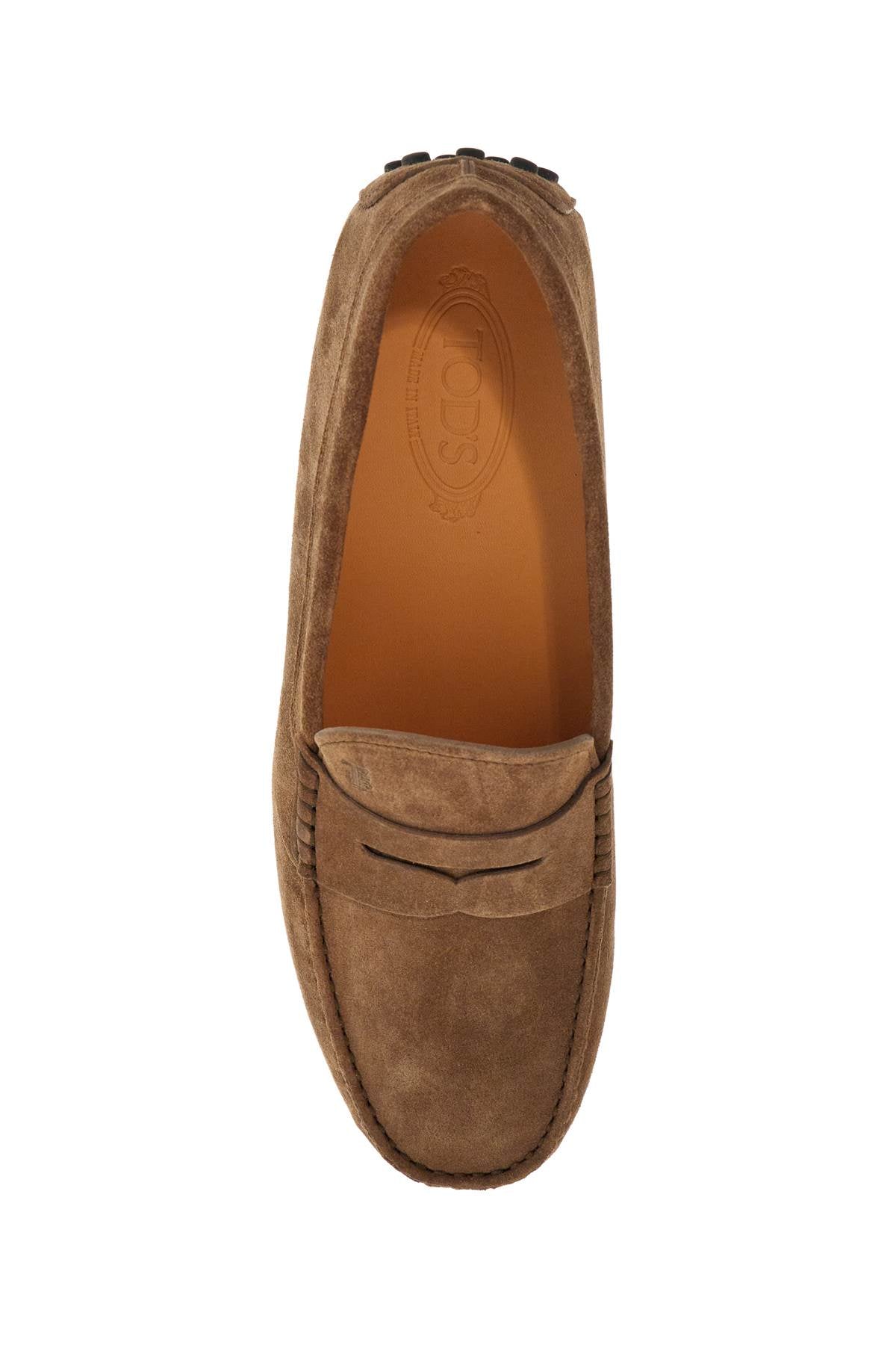 Tod'S light walnut leather driving moccasin image 1