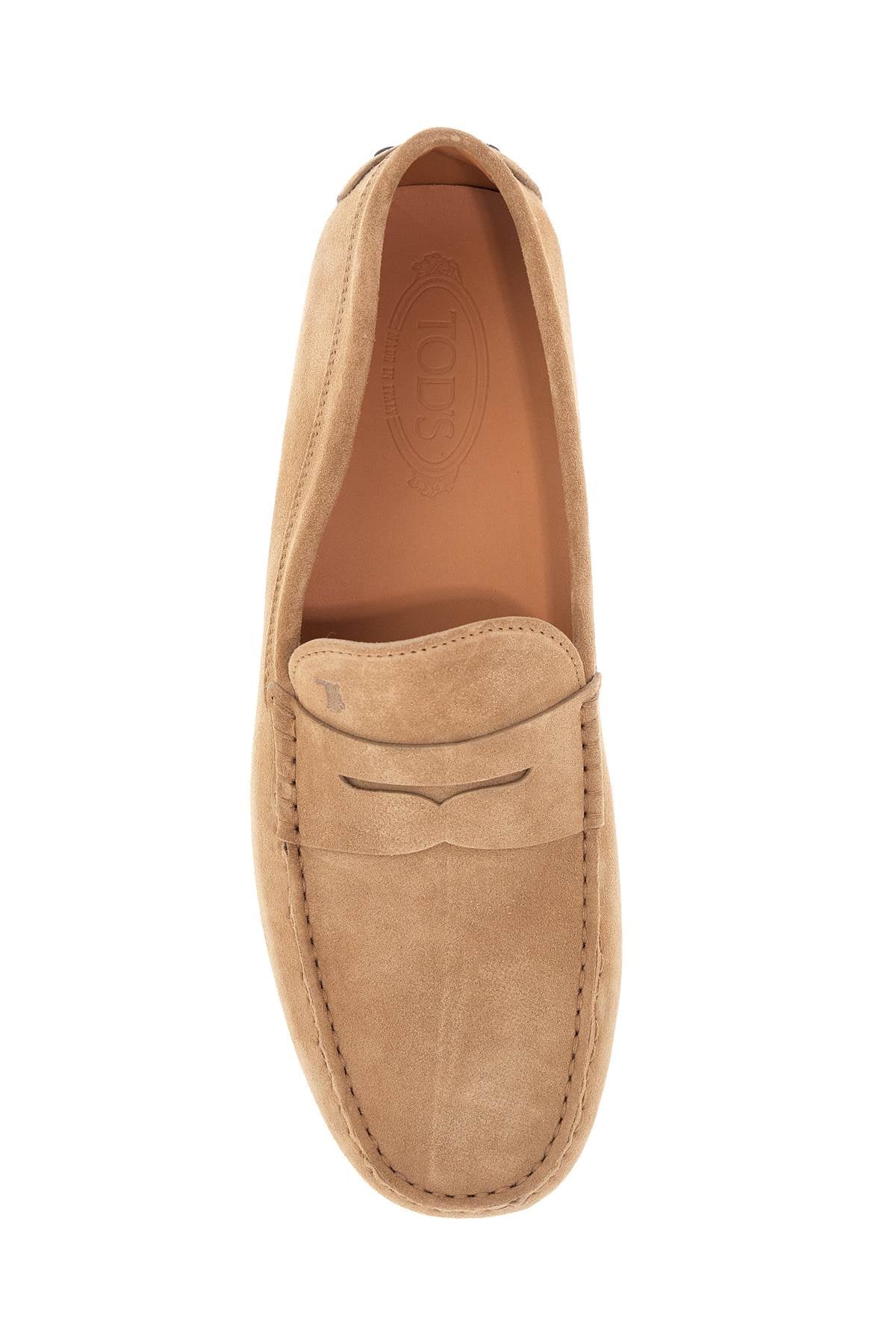 Tod'S bisquit leather moccasin with rubber sole image 1