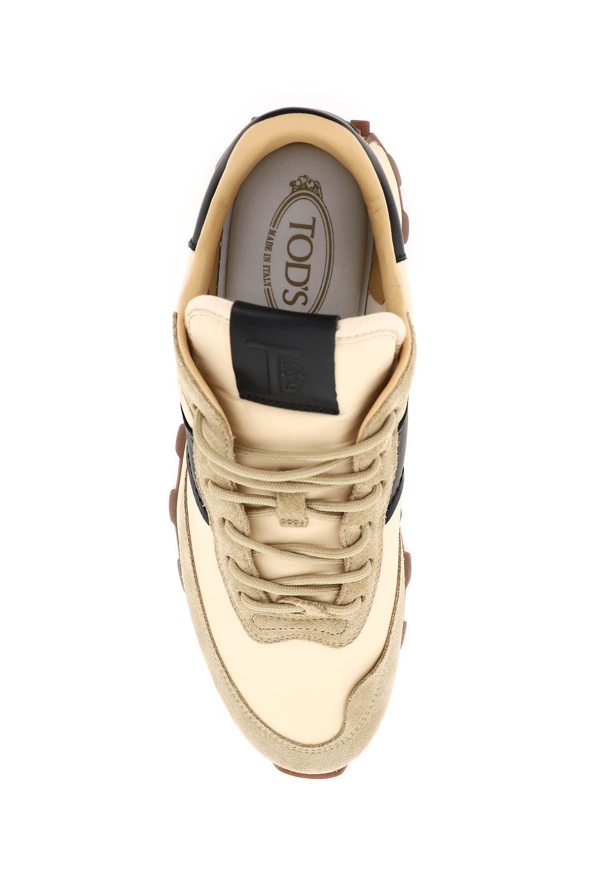 Tod'S suede leather and nylon 1t sneakers image 1