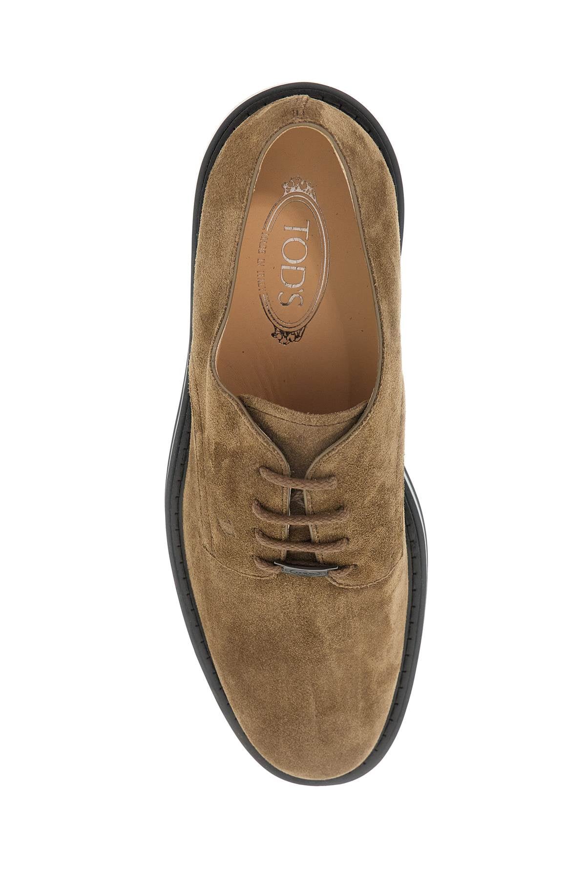 Tod's Men's Suede Leather Lace-up Shoes image 1