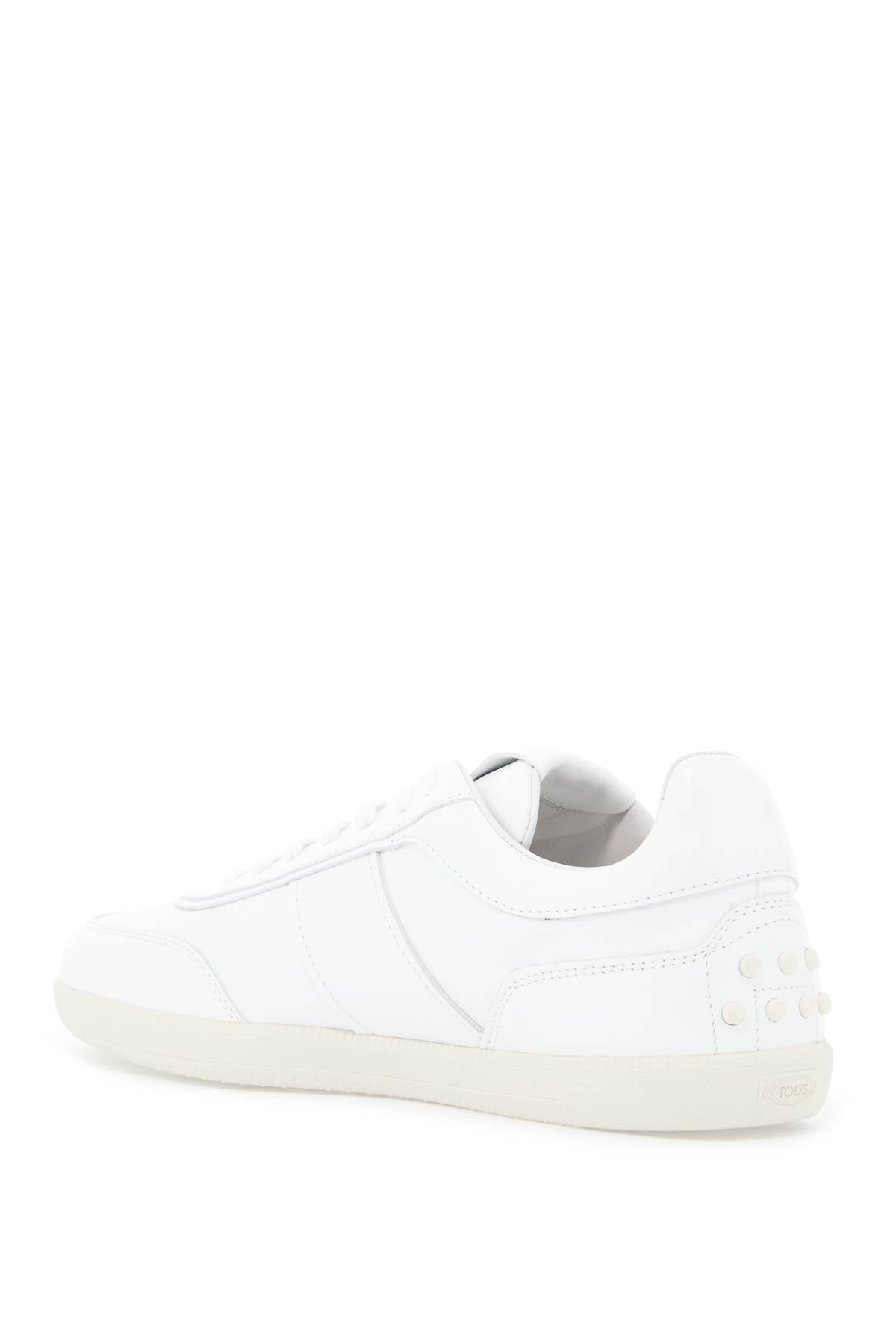 Tod'S leather sneaker tabs with image 2