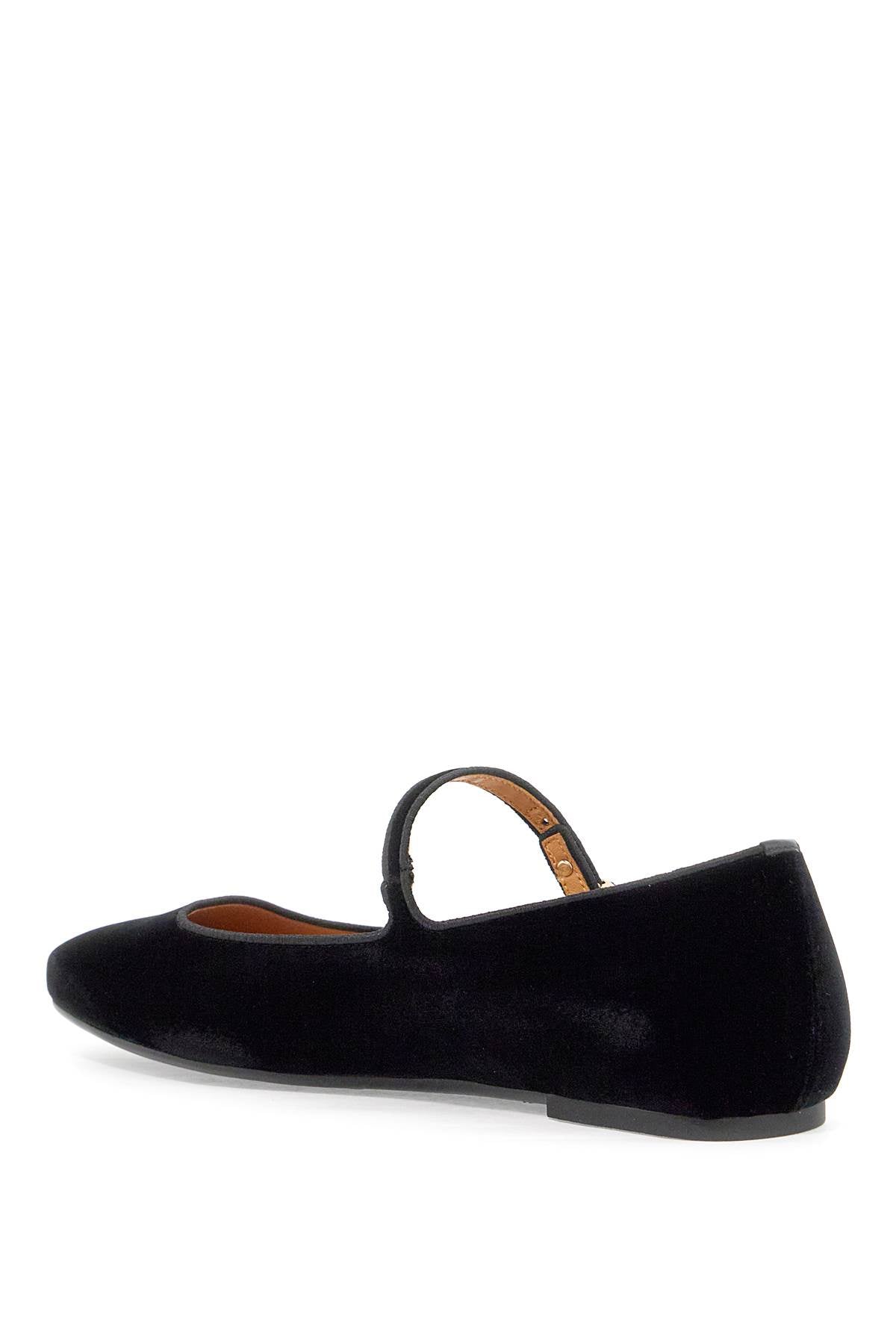 Tod'S velvet ballet flats for image 2