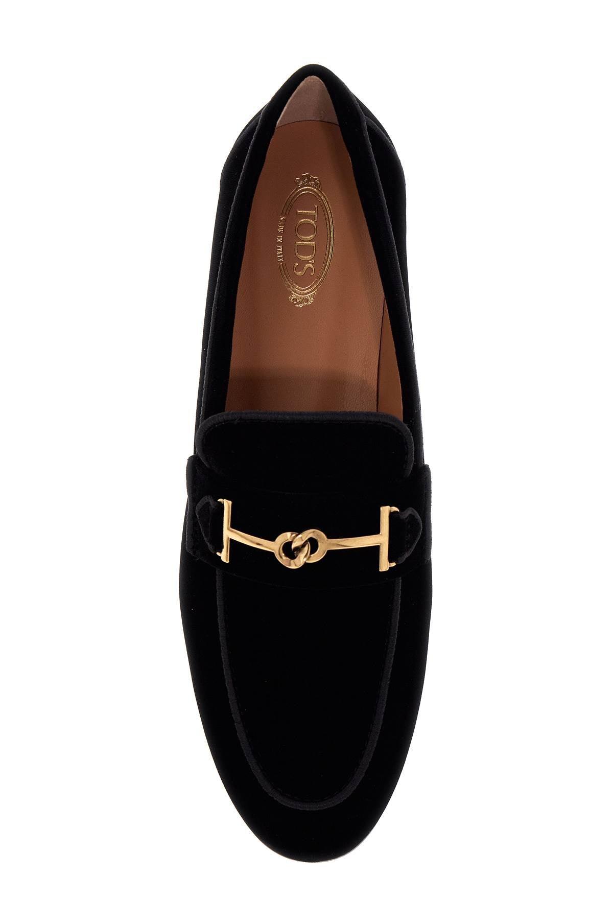 Tod's Double T Velvet Loafers image 1